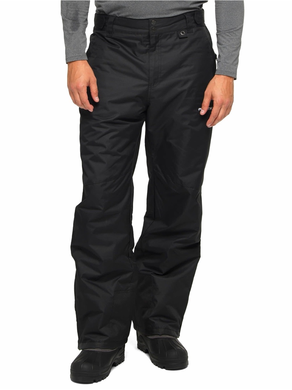 Arctix Mens Essential Snow Pants Size Large 34” Inseam Black Insulated